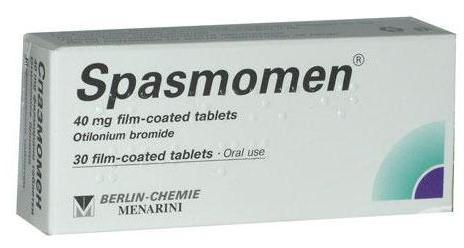 spazmomen instructions on the use of pills 